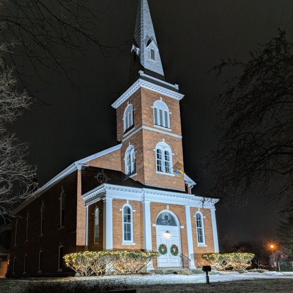 church_night_front_view